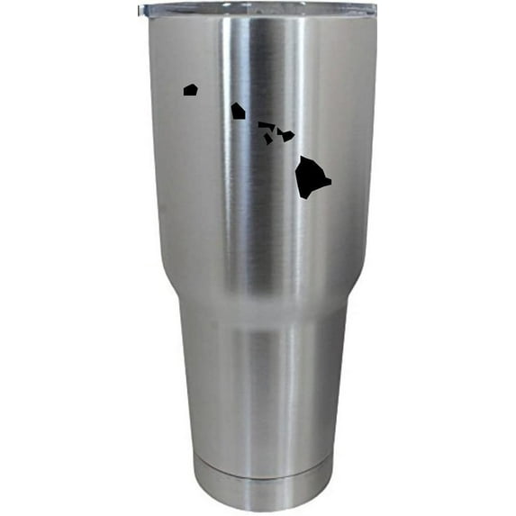 Hawaii States Etched 30oz Stainless Steel Tumbler
