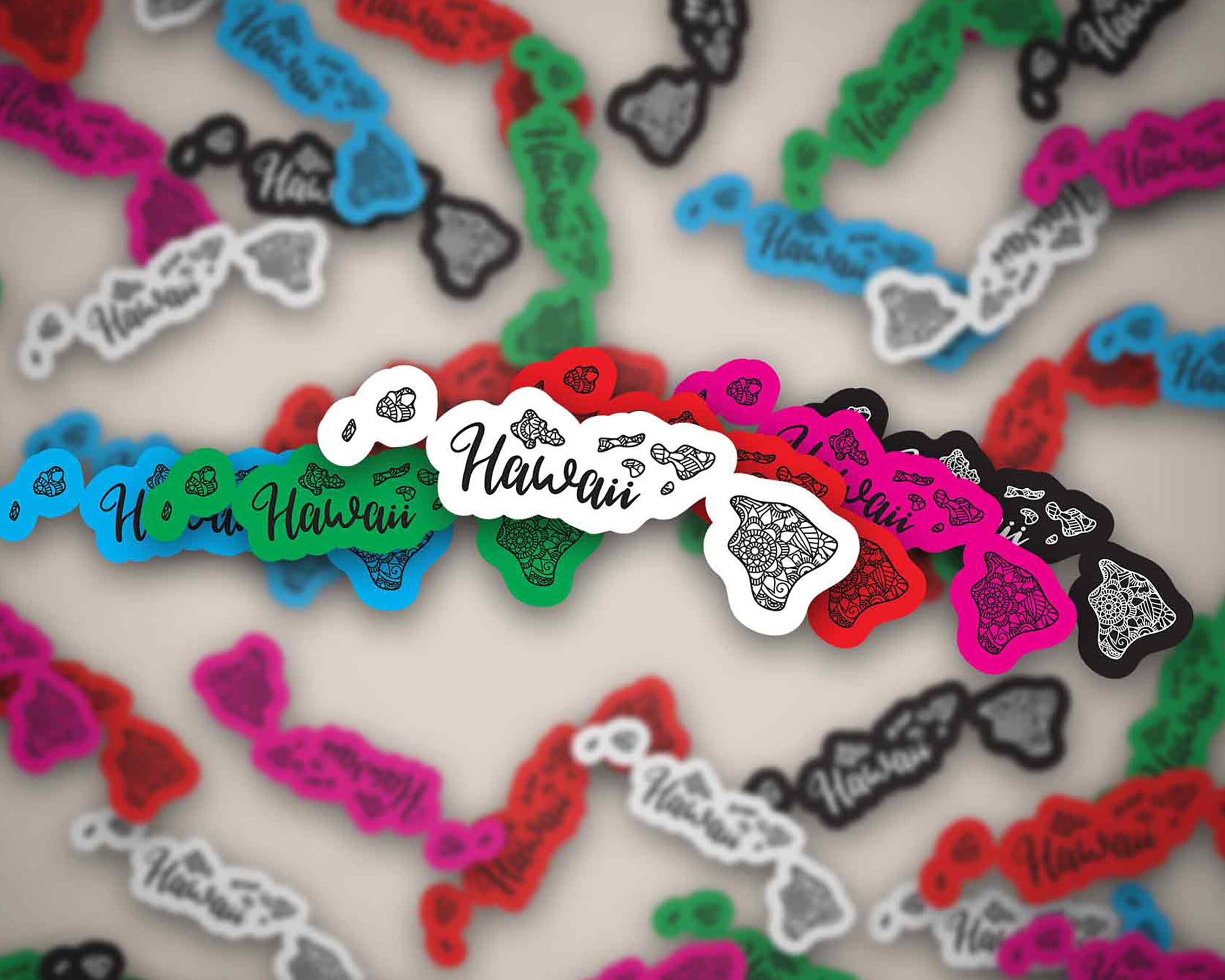 Hawaii Sticker Bumper Sticker Bottle Sticker Travel Sticker Laptop Sticker Waterproof