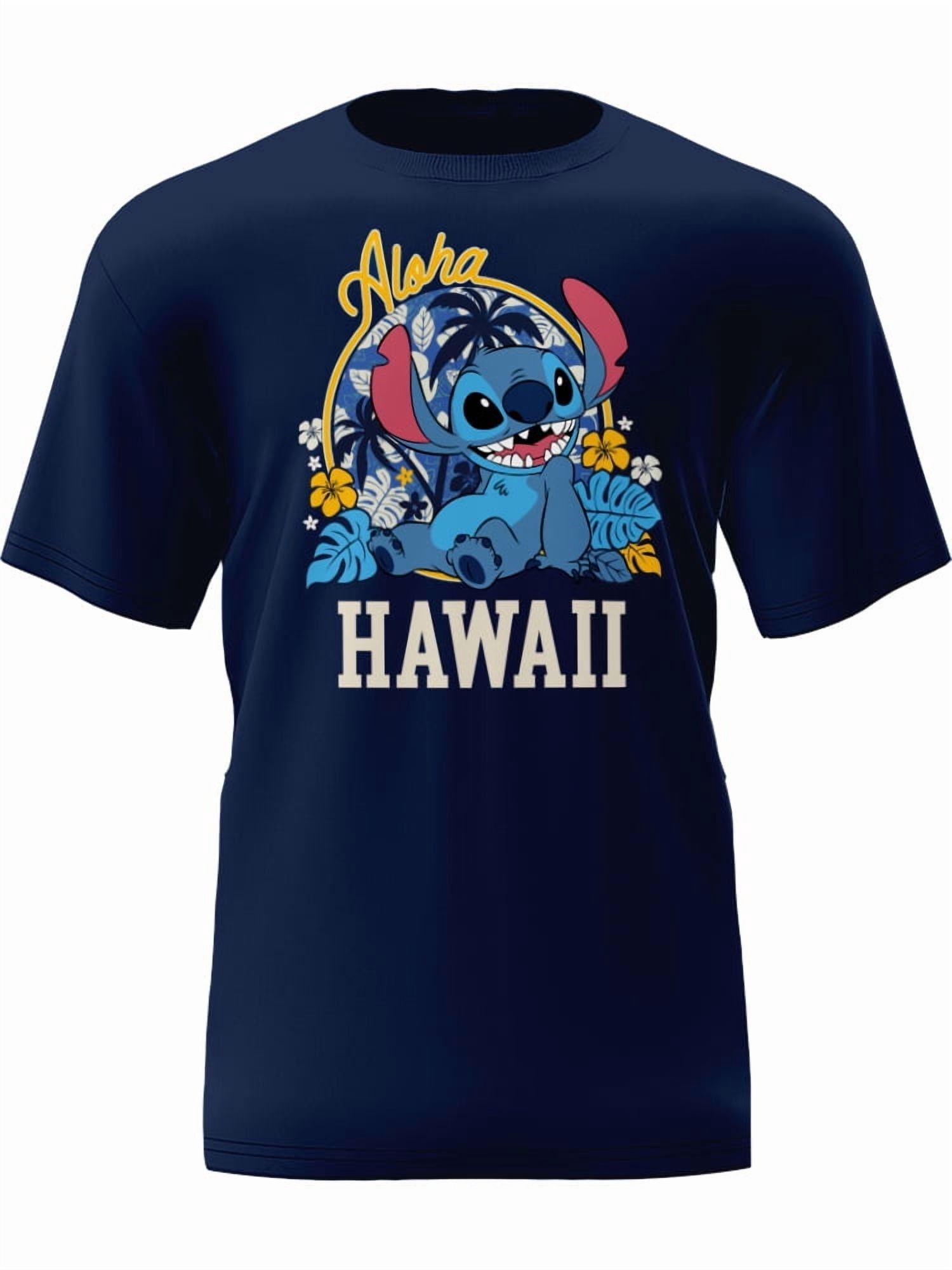 Hawaii Stitch Disney Mens Adult Tee Shirt