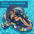 thumbnail image 1 of Hawaii Style Inflatable Pool Floats with Detachable Cupholder Caddy, 1 of 6