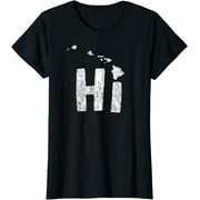 Hawaii T-Shirt HI Hawaiian Islands Map Aloha Maui Gift