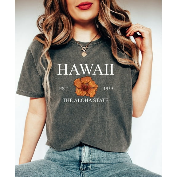 Hawaii The Aloha State Shirt, Hawaii Gift Shirt, Hawaii Lover Shirt, Home State Shirt, Hawaii Trip Tee, City Of Hawaii