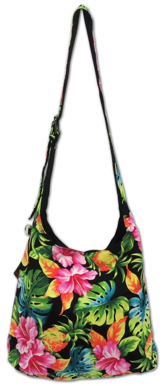Hawaii Tote Bags Pua Pineapple Sling Bag