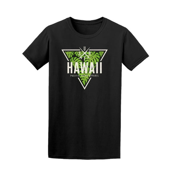 Hawaii Triange With Plants Tee Men's -Image by Shutterstock