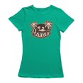thumbnail image 1 of Hawaii Tropical Beach With Palm Trees Medium Front Graphic Women's T-shirt, 1 of 1