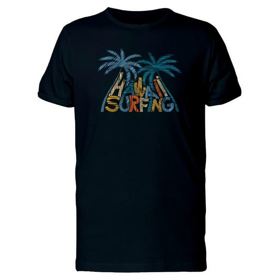 Hawaii Tropical Surfing Beach T-Shirt Men -Image by Shutterstock, Male x-Large