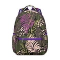 thumbnail image 1 of Hawaii Tropical Wind Palm Leaves Print Backpack: Durable & Lightweight Laptop Daypack for High School & College Students, Large Campus Bookbag with Padded Sleeve, Perfect Gift for Women & Men, 1 of 6