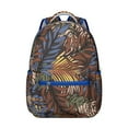 thumbnail image 1 of Hawaii Tropical Wind Palm Leaves Print Backpack: Large Capacity Durable Daypack for Students, Lightweight Laptop Bookbag with Padded Sleeve, Perfect Gift for Campus Commute, 1 of 6