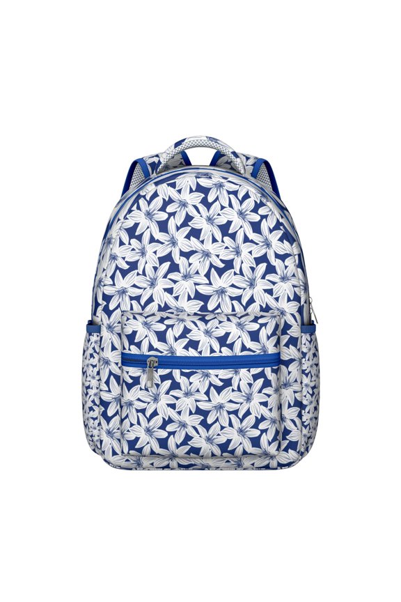 Hawaii Tropical Wind Palm Leaves Print for High School College Students: Perfect Gift Backpack, Durable Lightweight Laptop Daypack with Large Capacity Campus Commute