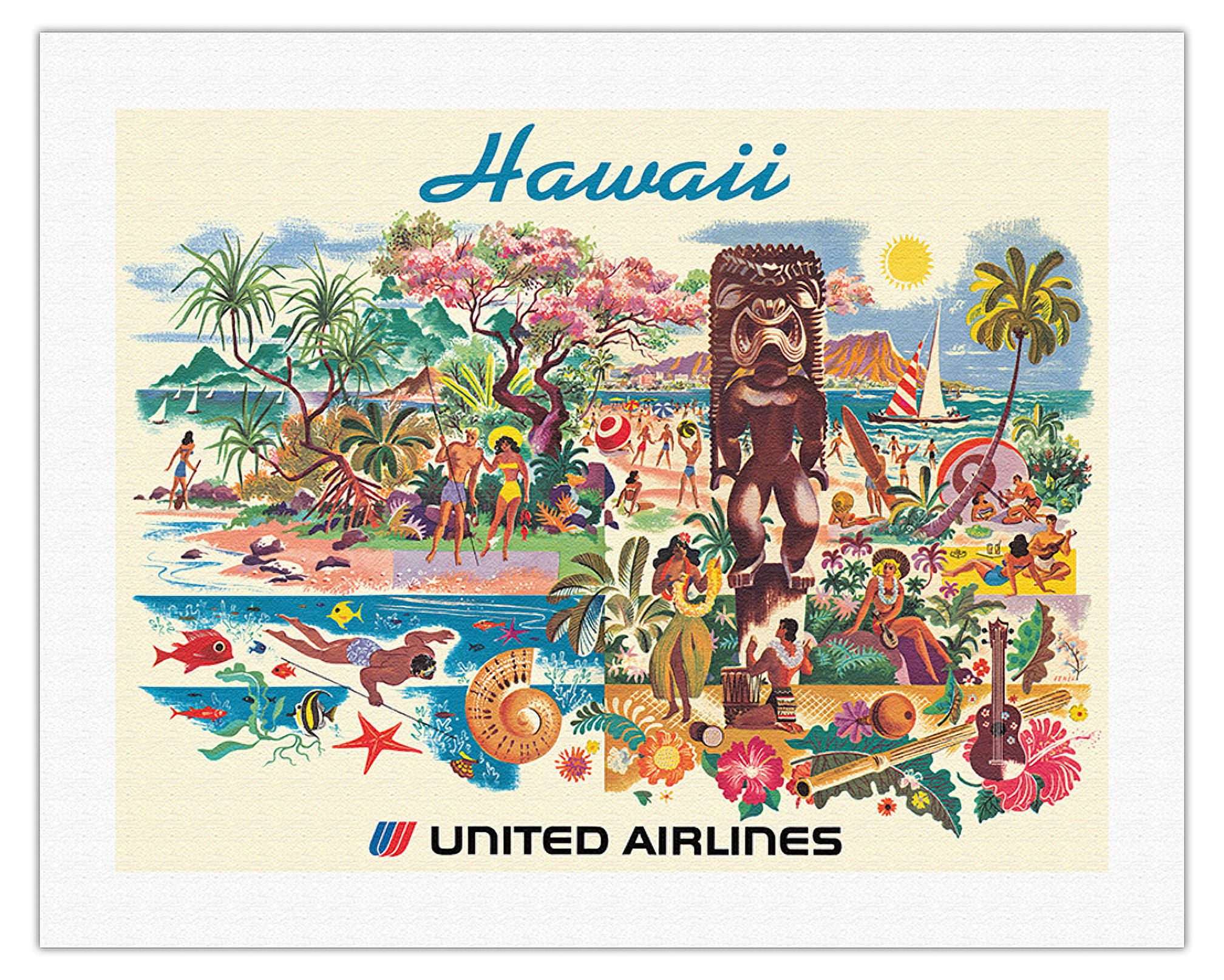 Hawaii-United-Airlines-Vintage