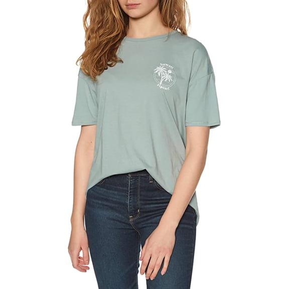 Hawaii Vibin Boy Short Sleeve T-Shirt [Stone Blue]