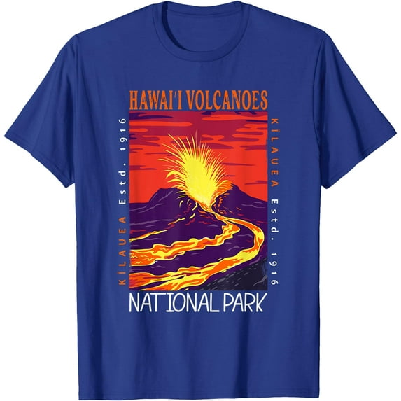 Hawaii Volcanoes National Park Kilauea Volcano Vintage Unisex T-Shirt for Men Women Kids Toddler