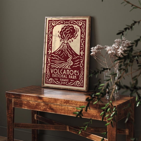 Hawaii Volcanoes National Park Unframed Paper Print
