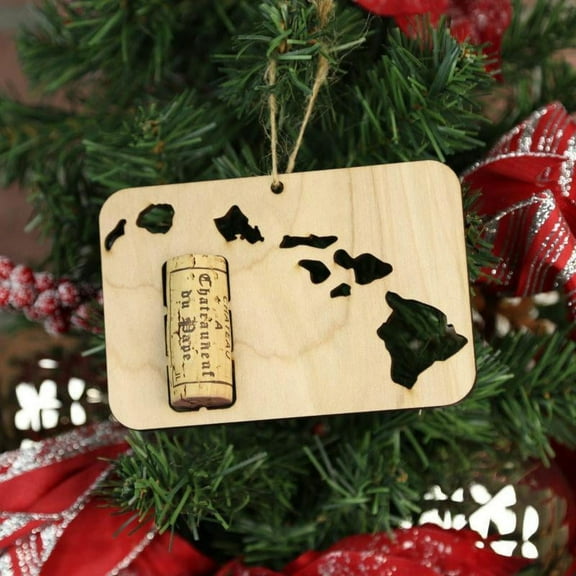 Hawaii Wine Cork Holder Ornaments