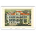 thumbnail image 1 of Hawaii’s Royal Iolani Palace - Honolulu - Vintage Hawaiian Color Postcard c.1910 - Master Art Print (Unframed) 12in x 18in, 1 of 4