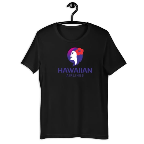 Hawaiian Airlines Black T-shirt-TH30659
