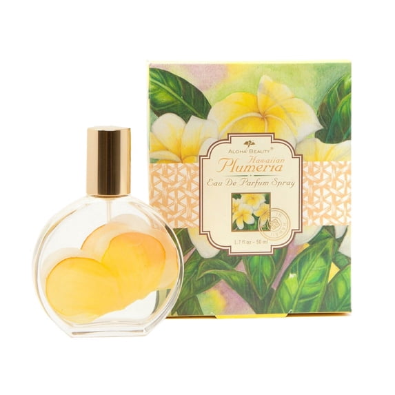 Hawaiian Aloha Beauty Plumeria Flower Perfume Eau de Parfum Spray 1.7 oz.