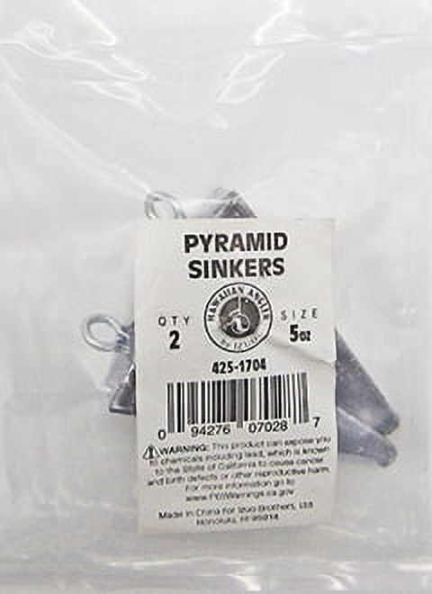 Hawaiian Angler 5oz Pyramid Sinker Fishing Weights