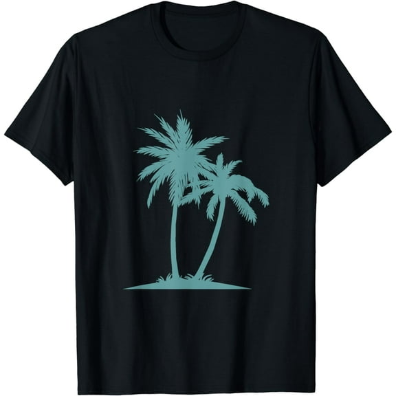 Hawaiian Beach Summer Tropical Vacation Women Men Palm Tree T-Shirt