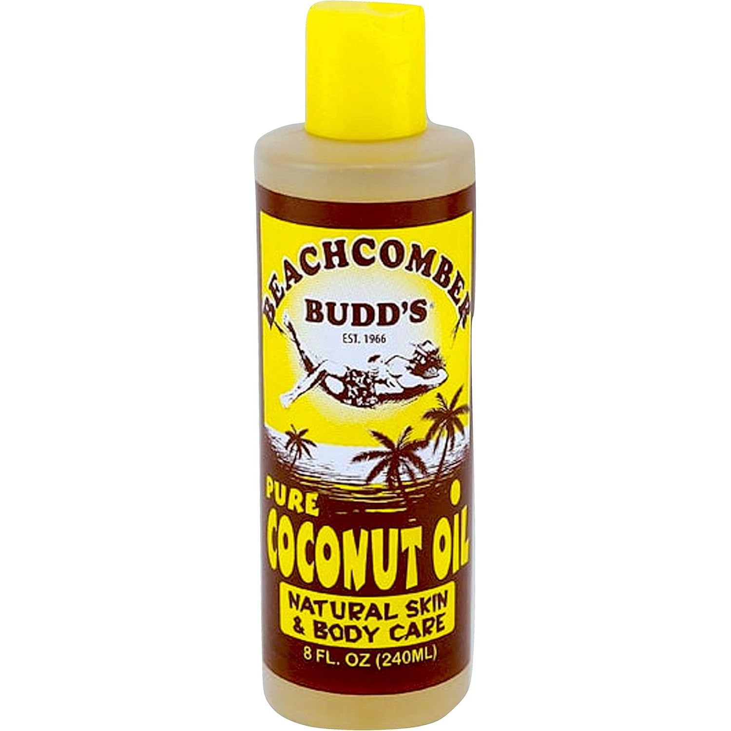 Hawaiian Beachcomber Budd's Pure Scented Coconut Oil 8 Ounce