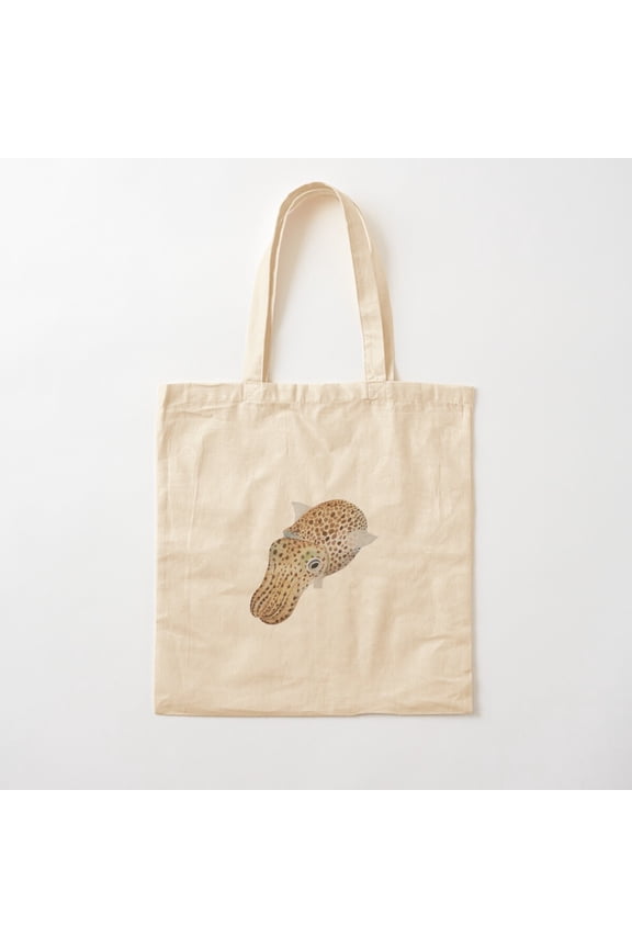 Hawaiian Bobtail Squid Canvas Canvas Tote Bags, Reusable Shopping Bag