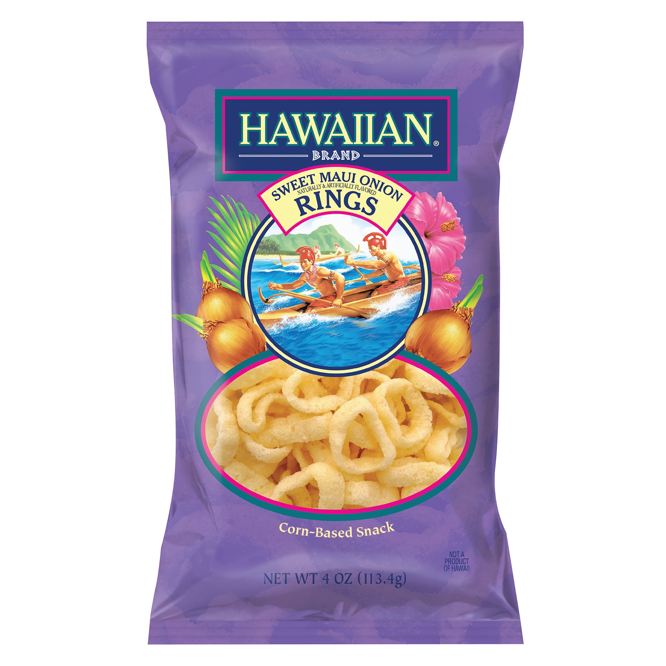 Hawaiian Brand Sweet Maui Onion Rings, 4 oz Bag