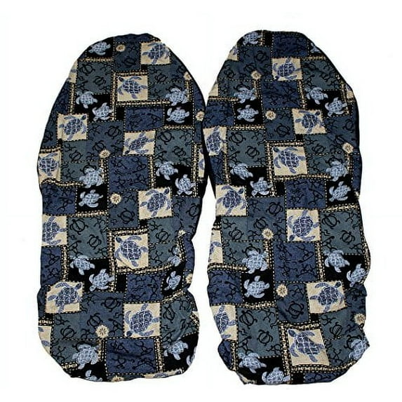 Hawaiian Car Seat Covers, Gray Sea Turtle, Set of 2 Front Bucket Seat Covers, Made in Hawaii Usa