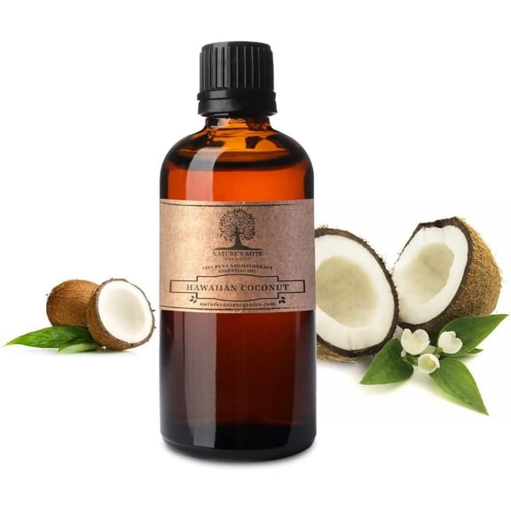 Hawaiian Coconut - 100% Pure Aromatherapy Grade Essential oil by Nature's Note Organics - 1 Fl Oz