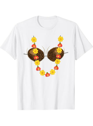  Summer Coconut Bra Halloween Costume Shirt Funny Outfit Gift  Premium T-Shirt : Clothing, Shoes & Jewelry