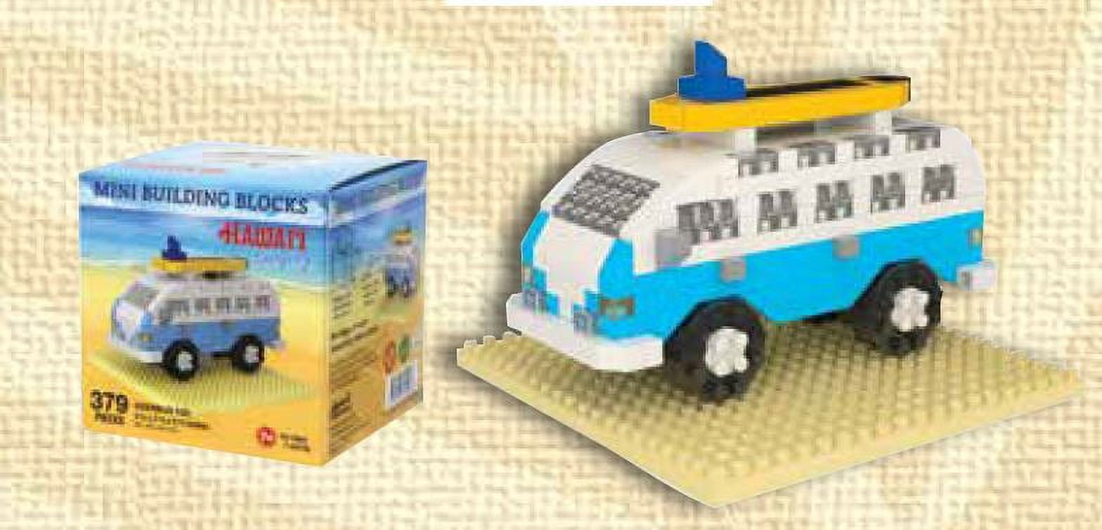 Hawaiian Mini Building Block Bus - 379 Pieces - Enthusiasts - Walmart.com