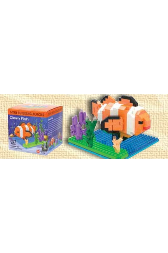 Hawaiian Collectible Mini Building Block Clown Fish