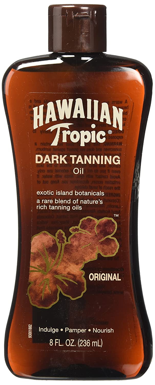 Hawaiian Tropic Dark Tanning Oil with Coconut and Cocoa Butter, 8 fl oz