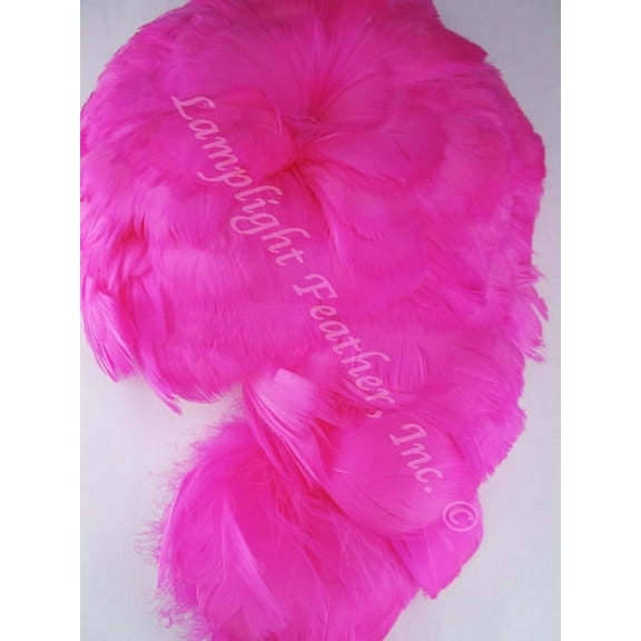 Hawaiian Feather Lei Coquilles Fuchsia Hot Pink Strung per Ounce