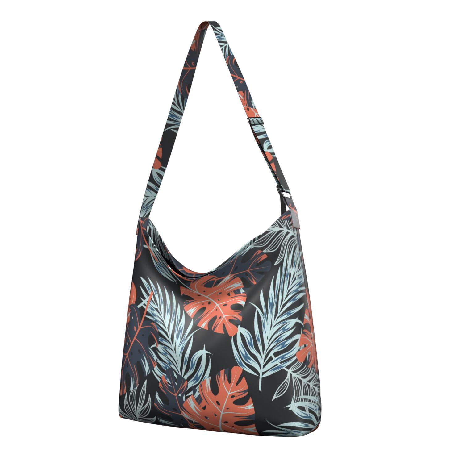 Hawaiian Floral Crossbody Bag - Stylish & Sleek Aloha Inspired Casual ...
