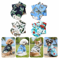 thumbnail image 1 of Hawaiian Floral Pet Shirt for Dogs and Cats,Lightweight Breathable Summer Beach Apparel,Tropical Island Style Puppy Clothing,Black, 1 of 6