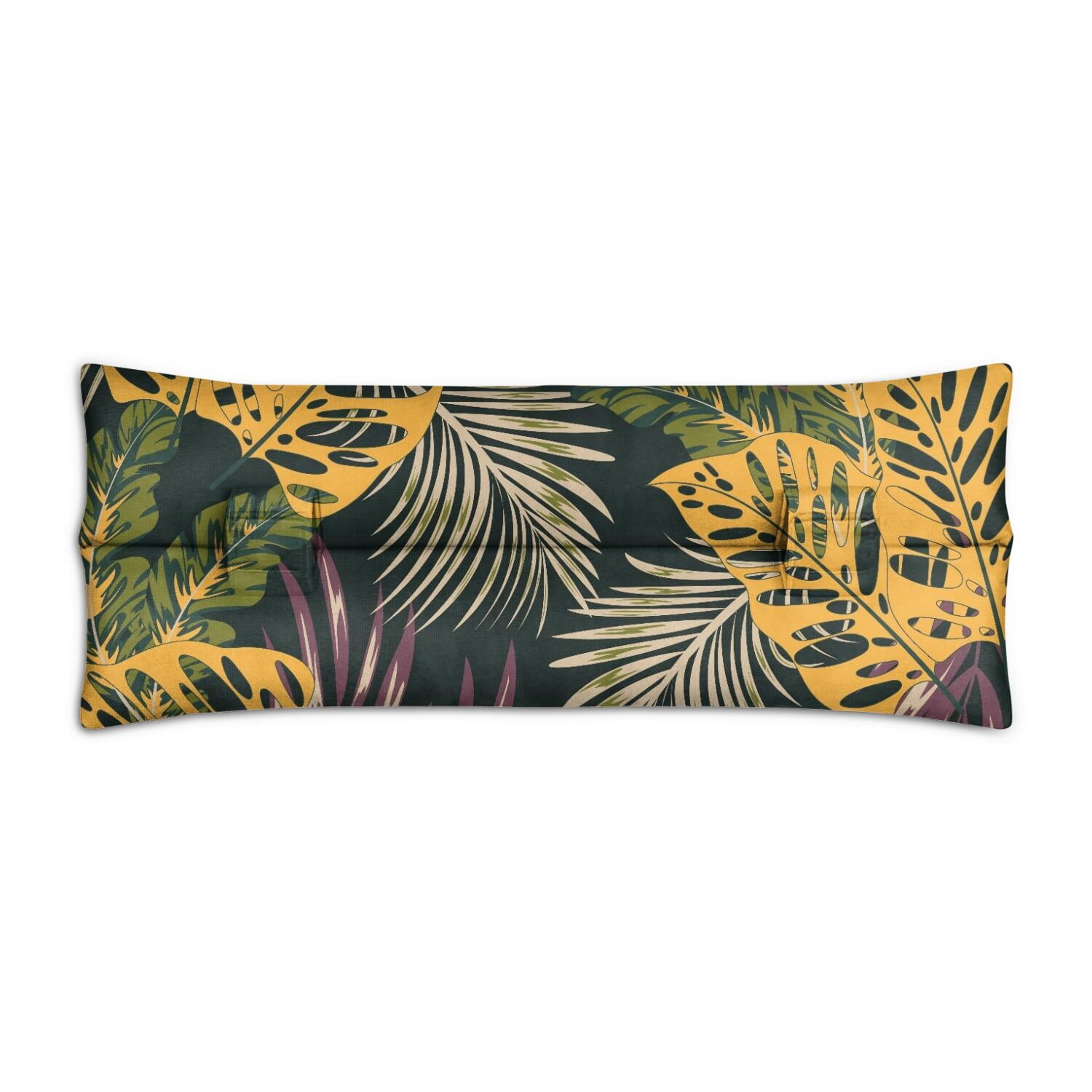 Hawaiian Floral Seat Belt Pillow for Surgery - Tropical Plant Mastectomy Cushion - Comfortable Chest Protector After Surgery with Summer Design