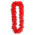 thumbnail image 1 of Hawaiian Flower Lei Necklace - Soft Silk Material, Adjustable Design & Multipurpose - Party Decor for Luau/Beach/Wedding Events, 1 of 3