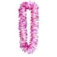 thumbnail image 1 of Hawaiian Flower Lei Necklace - Soft Silk Material, Adjustable Design & Multipurpose - Party Decor for Luau/Beach/Wedding Events, 1 of 3
