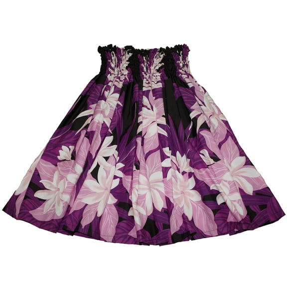 Hawaiian Flower Pa'u Hula Skirts, Hawaii Hula Dancer Women Skirt Purple Color