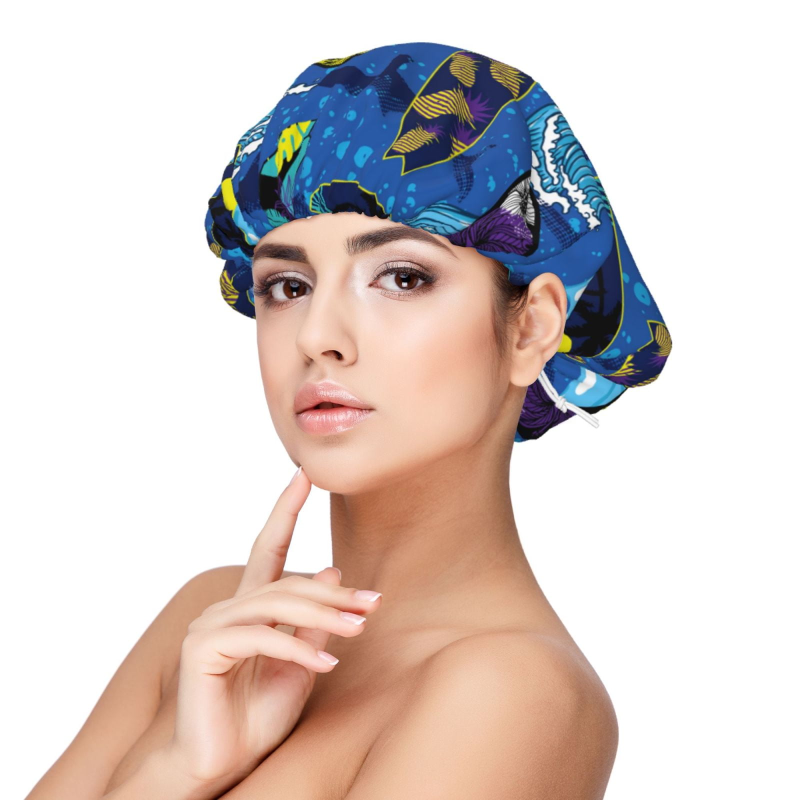 Silk Satin Pineapple Cap Evolve Satin Pineapple Sleep Cap Silk - Main Image