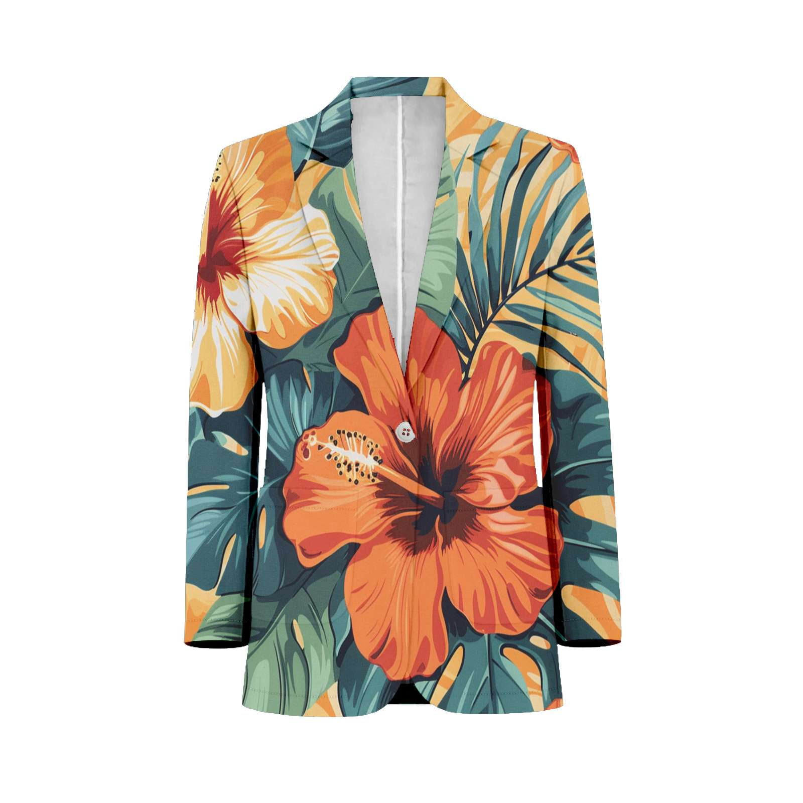 Tropical Hibiscus Flower Hawaiian Print Men's Joggers