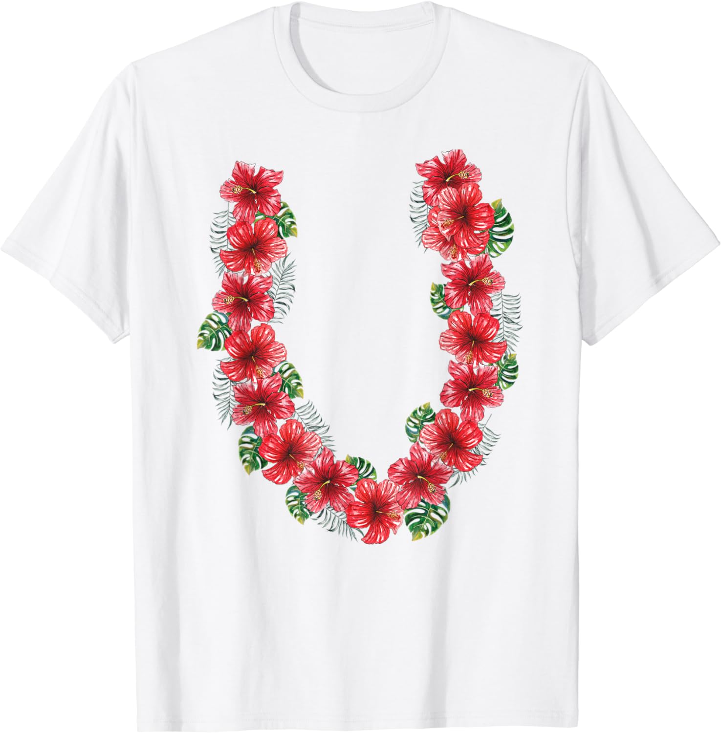 Lei Blue Hawaiian Shirt