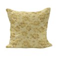 thumbnail image 1 of Hawaiian Fluffy Throw Pillow Cushion Cover, Hibiscus Flowers Pattern Grunge Tropical Beach Theme in Hawaii Nature Picture, Decorative Square Accent Pillow Case, 36" x 36", Yellow White, by Ambesonne, 1 of 5