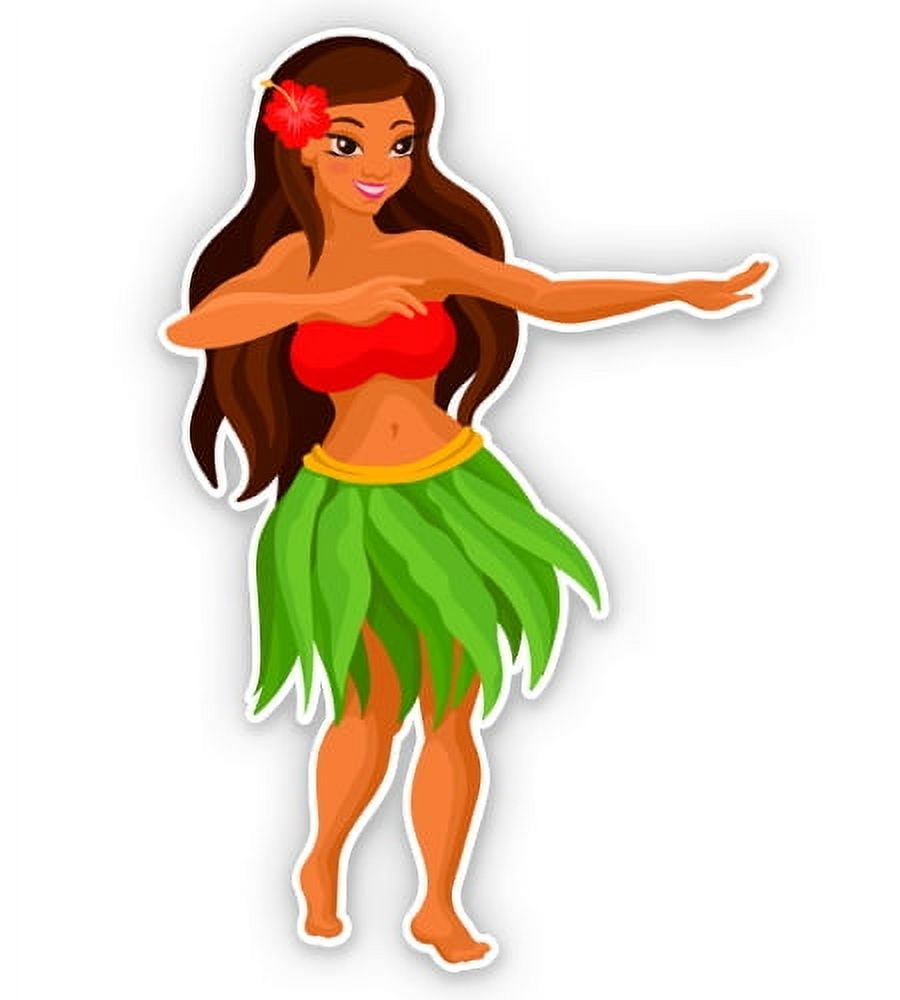 Hawaiian Girl Dancing Hula Aloha Hawaii - 12