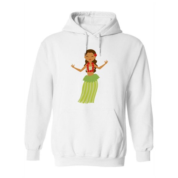 Hawaiian Girl Hoodie Women -SPIdeals Designs, Female Small