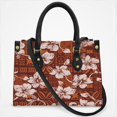thumbnail image 1 of Hawaiian Hibiscus Flowers Cross Body Bags For Women Small Leather Female Handbags Fashion Top-Handle Totes, 1 of 4