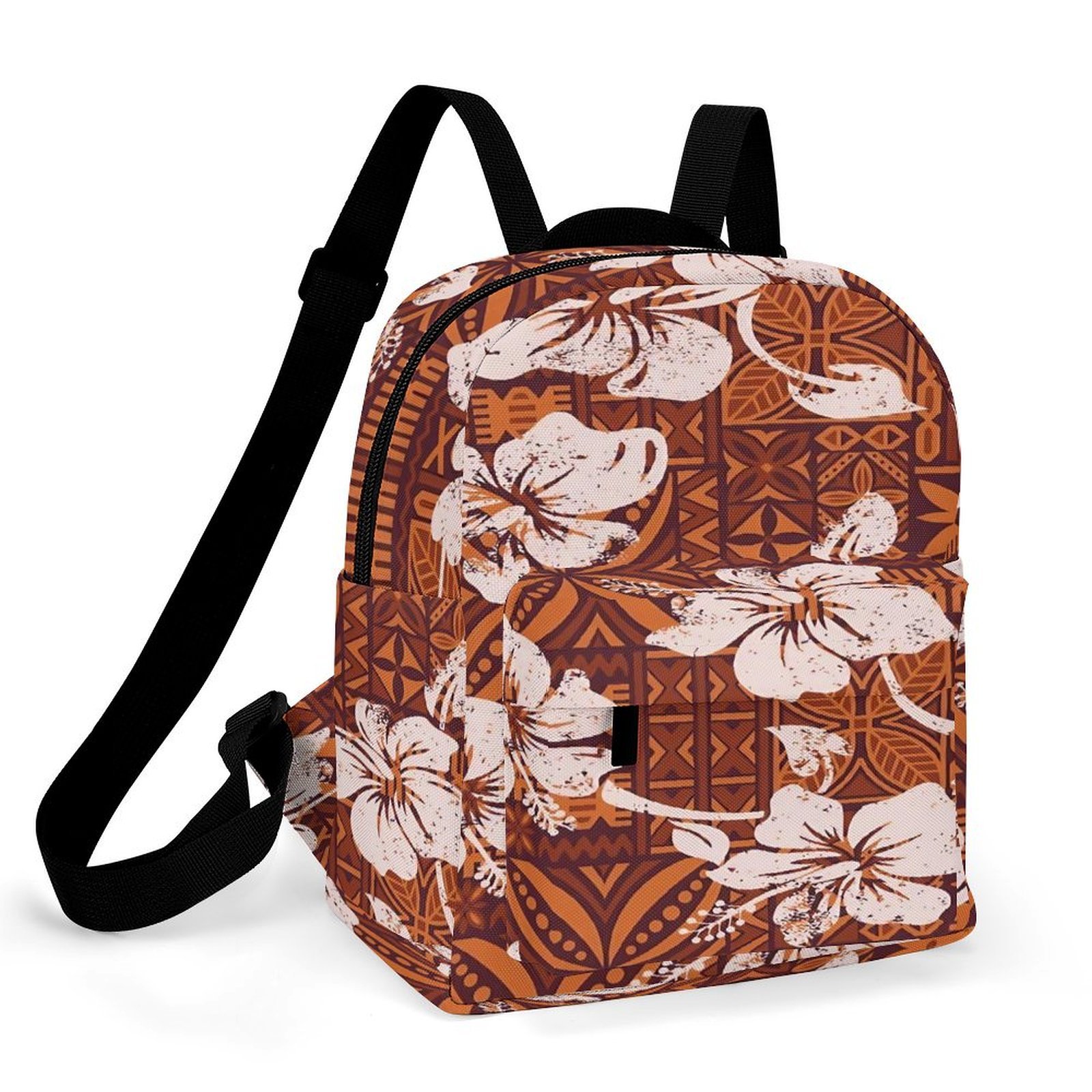 Hawaiian Hibiscus Flowers Small Backpack Cute Mini Backpacks For Woman ...