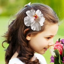 Hawaiian Hibiscus Hair Clip, Realistic Tropical Flower Headpiece, Summer Luau Party Accessory For Women Girls, Beach Wedding Hair Decoration, Vibrant Faux Floral Hairpin With Secure Metal Clip