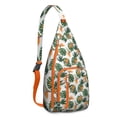 thumbnail image 1 of Hawaiian Hibiscus Hawaiian Print Sling Bag, Lightweight Shoulder Bag for Women & Men, 1 of 4