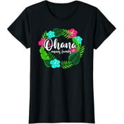 Hawaiian Hibiscus Ohana Unity Tee - Strengthen Bonds & Make Lasting Memories